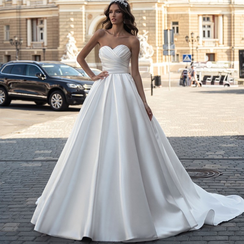 Photography Lighting Basics - Satin Light Wedding Dress 2026 New