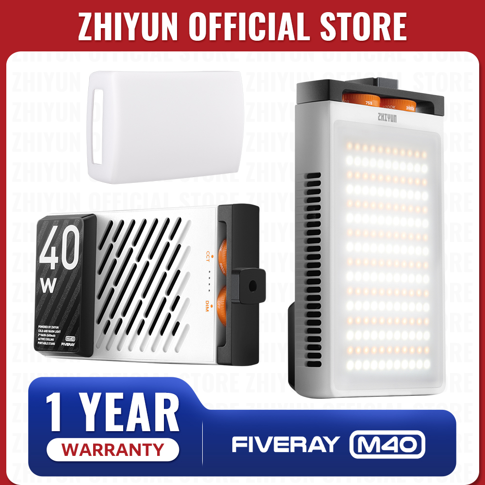 Photography Lighting For Outdoors - ZHIYUN Official FIVERAY M40 40W LED