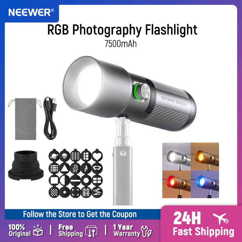 Photography Lighting Basics - NEEWER BASICS FL10 LED Photography Flashlight