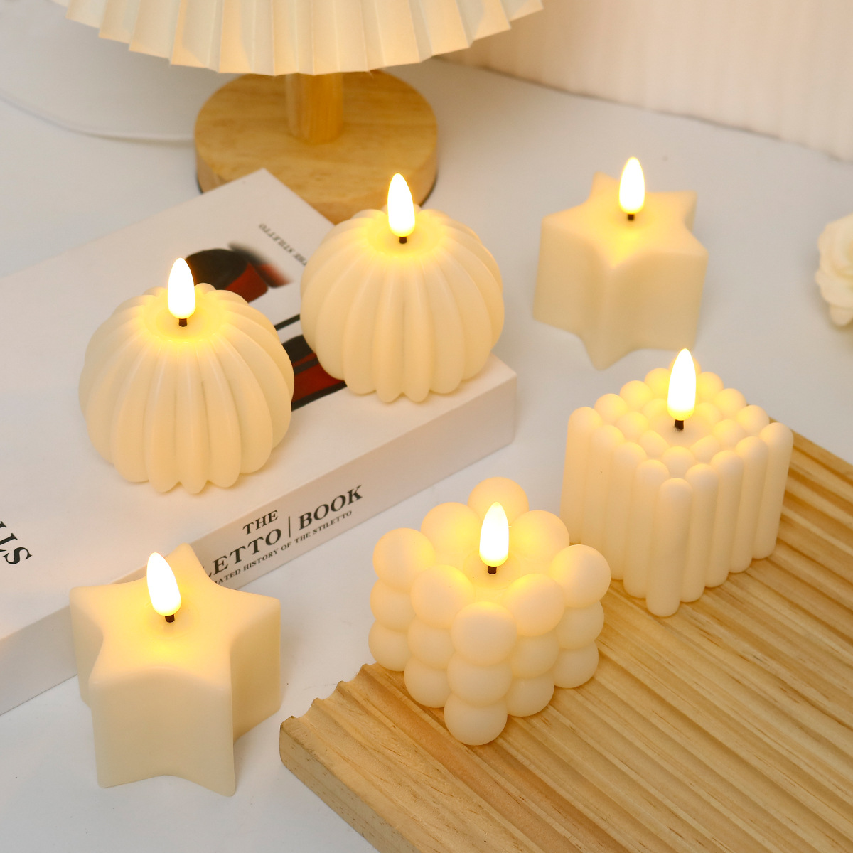 Led Candle  Cube for Wedding,  - Photography Lighting ulasan dan harga