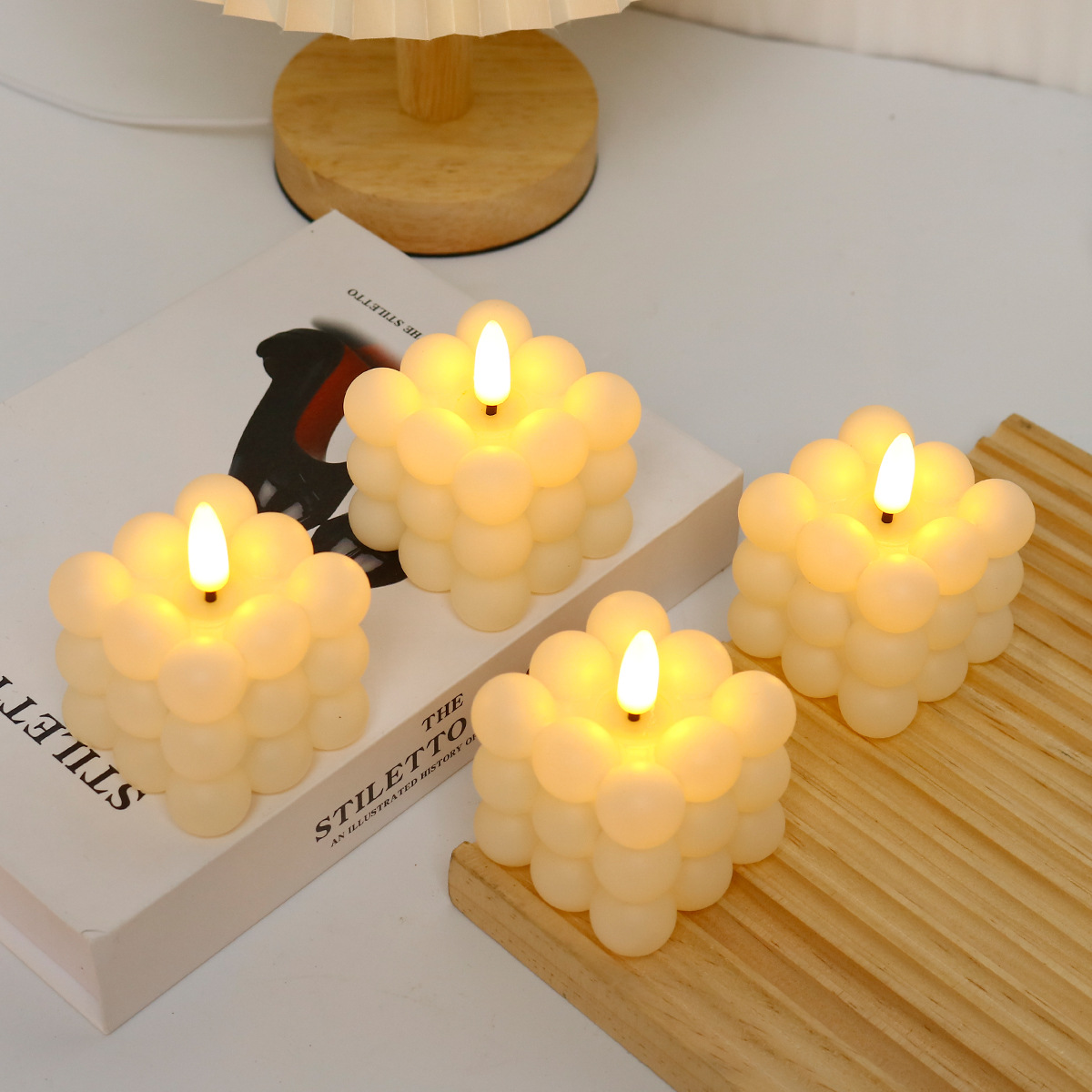 Led Candle  Cube for Wedding,  - Photography Lighting ulasan dan harga