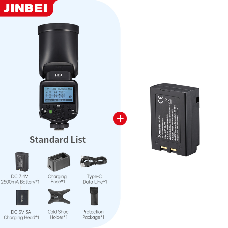 JINBEI HD-1Round-head HSS Spee - Photography Lighting ulasan dan harga