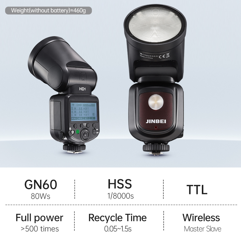 JINBEI HD-1Round-head HSS Spee - Photography Lighting ulasan dan harga