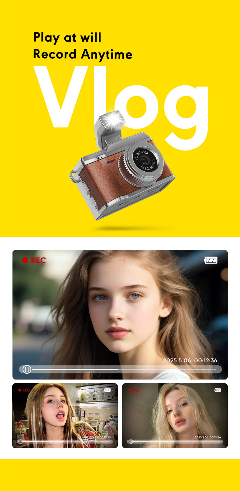 Retro Vintage Mini Digital Cam - Vintage Photography Lighting ulasan dan harga