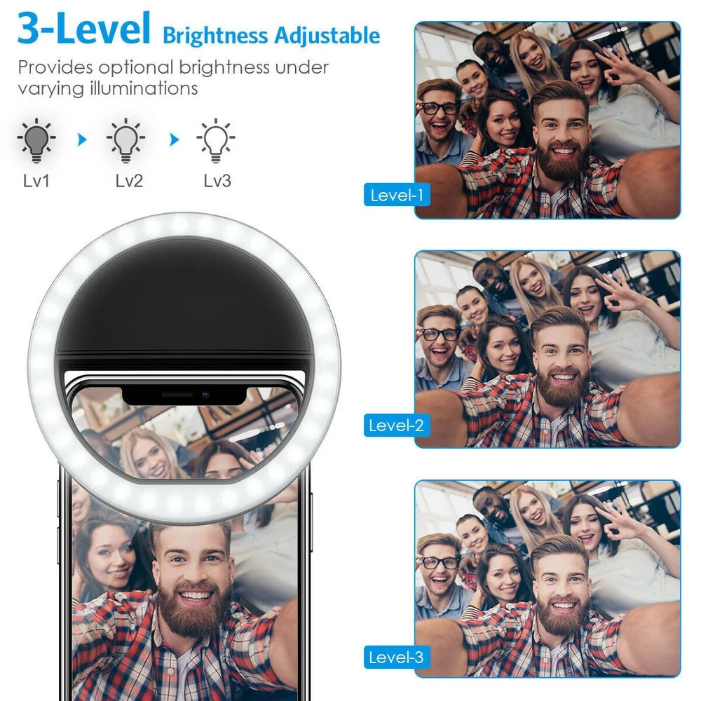 LED Selfie Fill Light USB Char - Photography Lighting ulasan dan harga