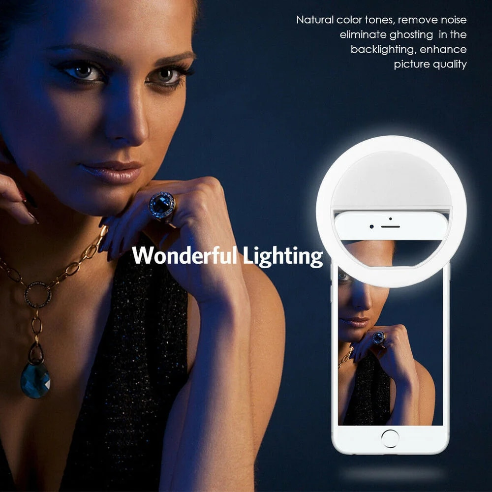 LED Selfie Fill Light USB Char - Photography Lighting ulasan dan harga