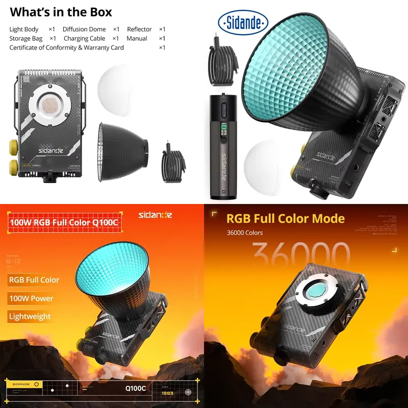 Brand For Sidande Q100C Q100Li - Photography Lighting ulasan dan harga