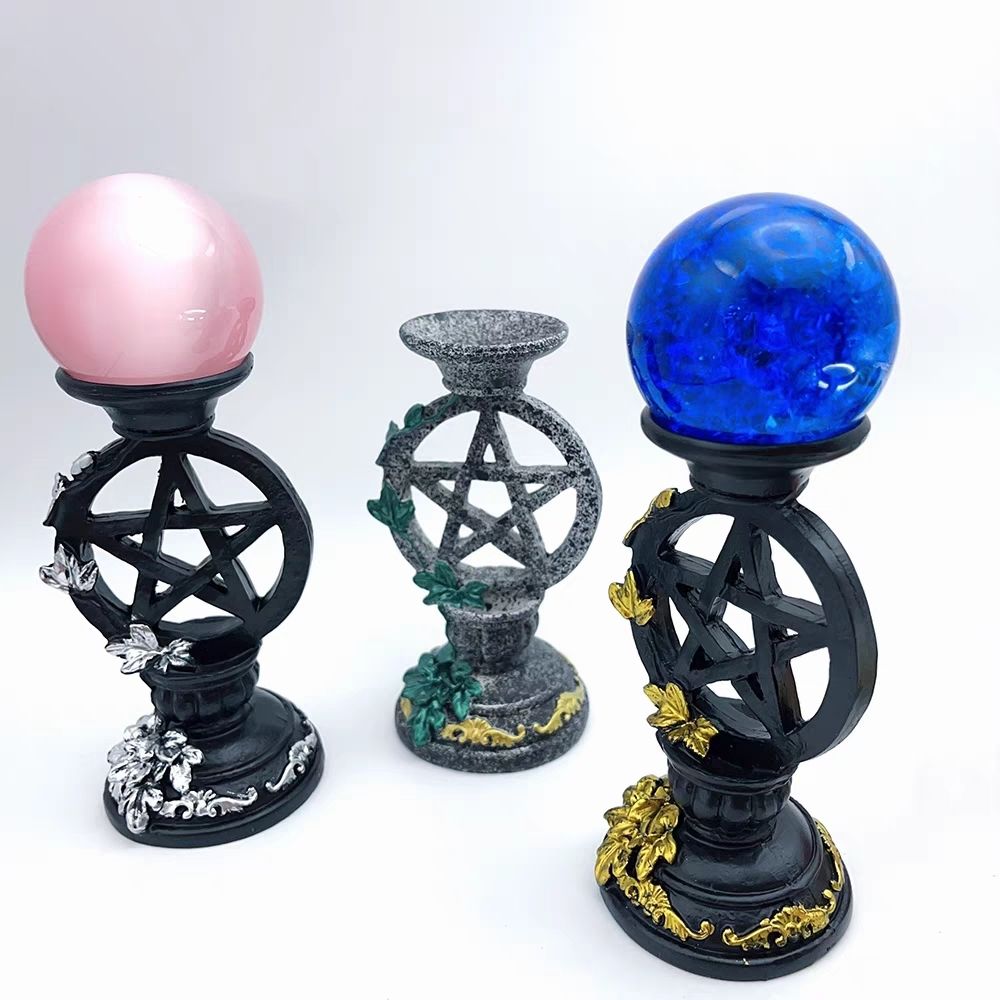Pentagram Ornament Jade Base C - Vintage Photography Lighting ulasan dan harga
