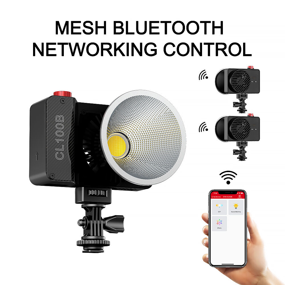 GVM CL100B Portable Bi-Color L - Photography Lighting For Outdoors ulasan dan harga