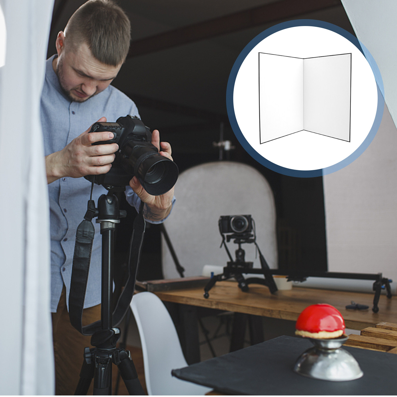 A3 Foldable Photography Cardbo - Photography Lighting Design ulasan dan harga