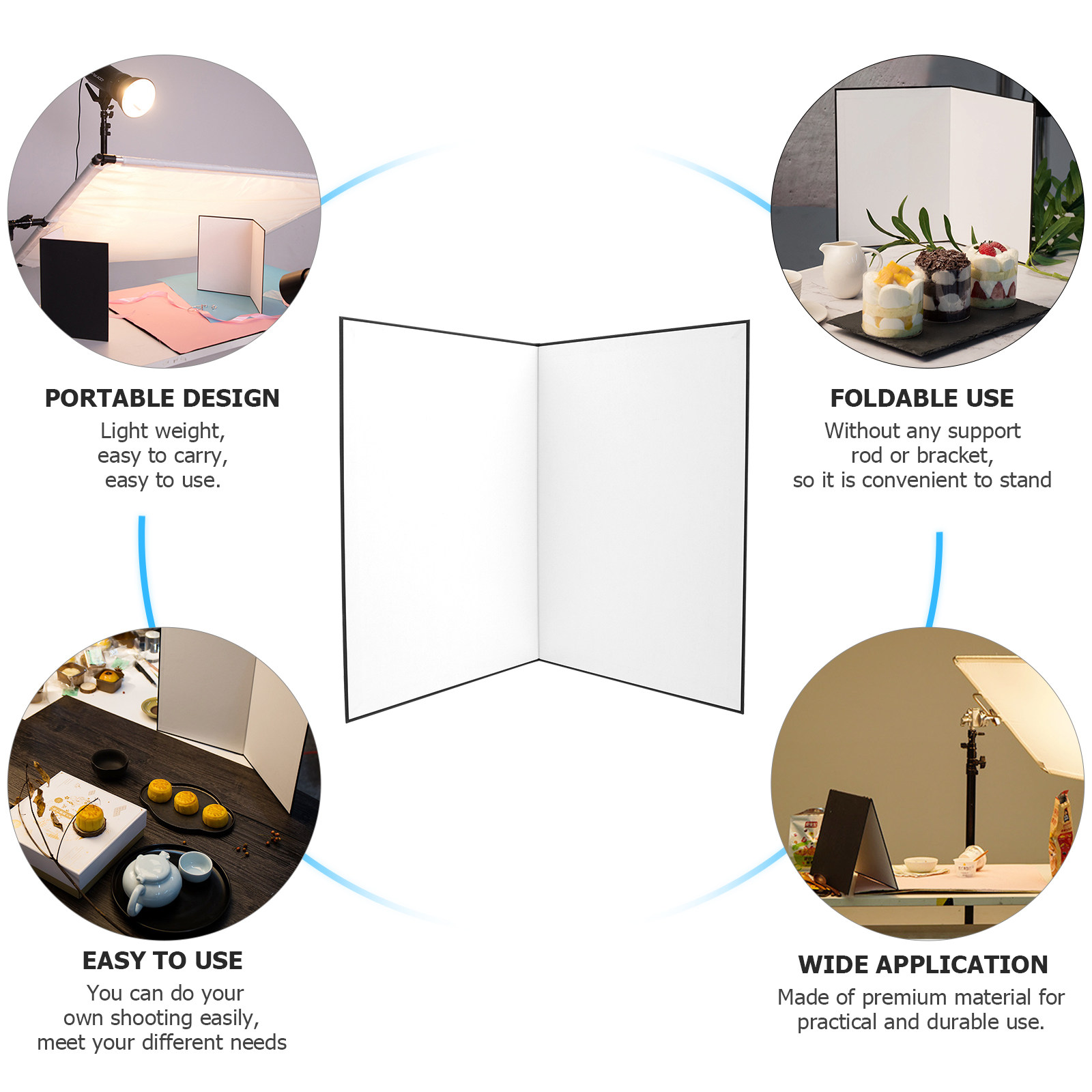 A3 Foldable Photography Cardbo - Photography Lighting Design ulasan dan harga