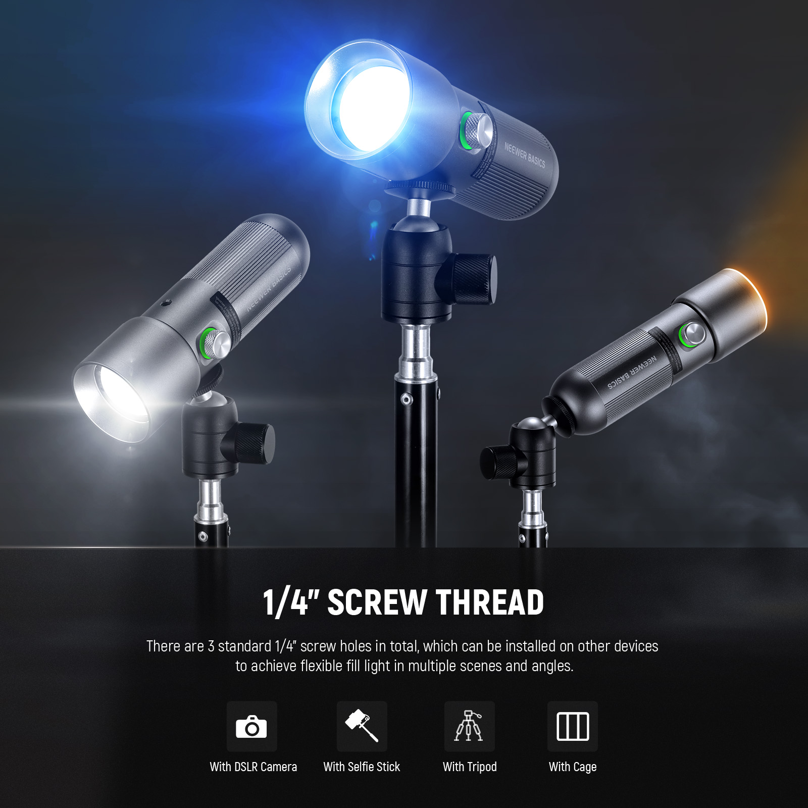 NEEWER BASICS RGB Photography  - Photography Lighting Basics ulasan dan harga