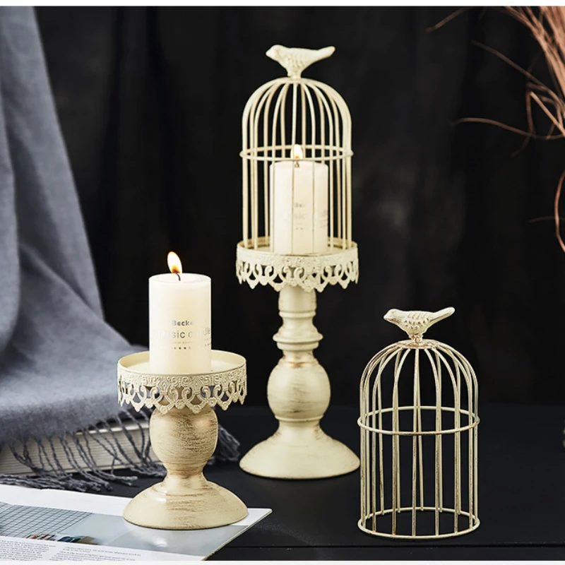 Vintage Birdcage Candle Holder - Vintage Photography Lighting ulasan dan harga