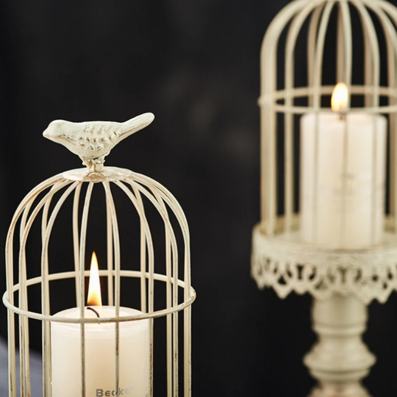 Vintage Birdcage Candle Holder - Vintage Photography Lighting ulasan dan harga