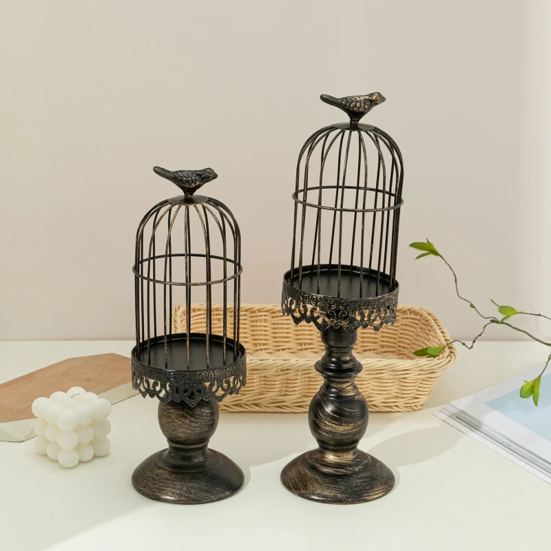 Vintage Birdcage Candle Holder - Vintage Photography Lighting ulasan dan harga