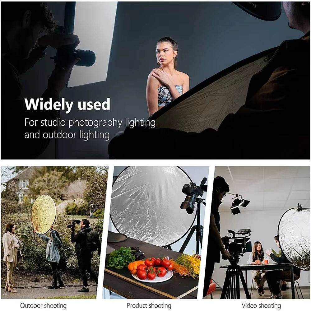 Portable 5 in 1 Collapsible Ph - Photography Lighting Reflector ulasan dan harga