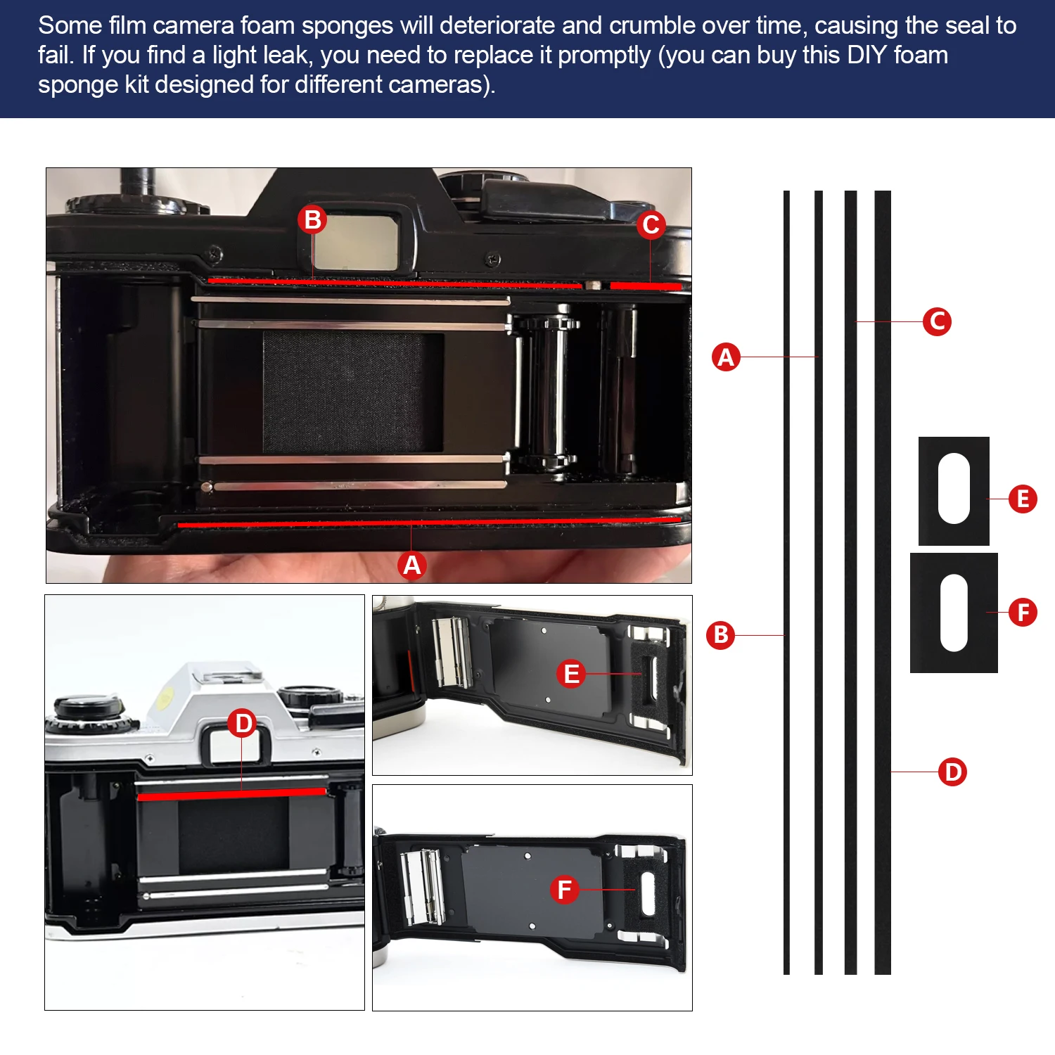 eTone Pre-cut Light Seal Foam  - Vintage Photography Lighting ulasan dan harga
