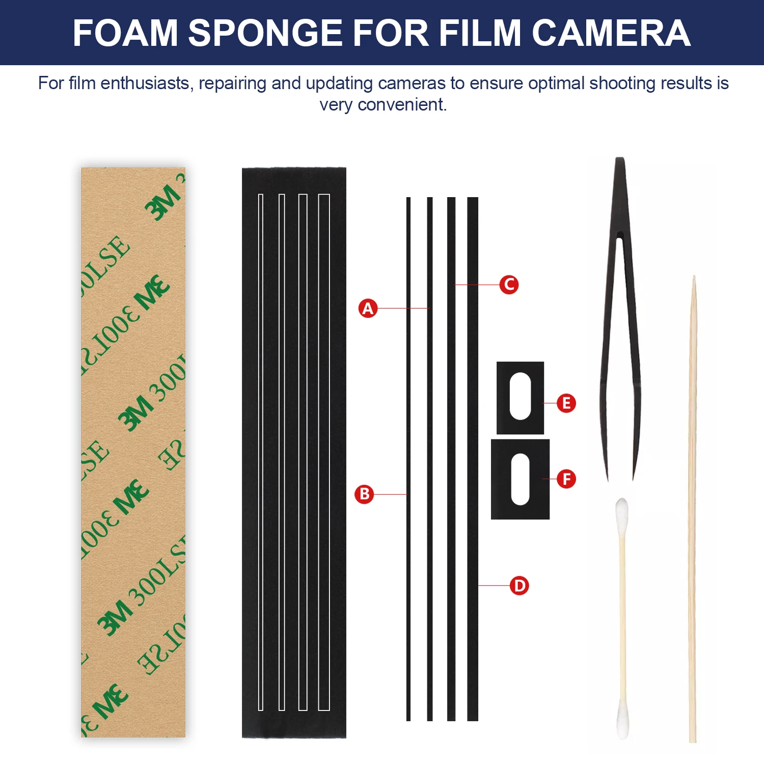 eTone Pre-cut Light Seal Foam  - Vintage Photography Lighting ulasan dan harga