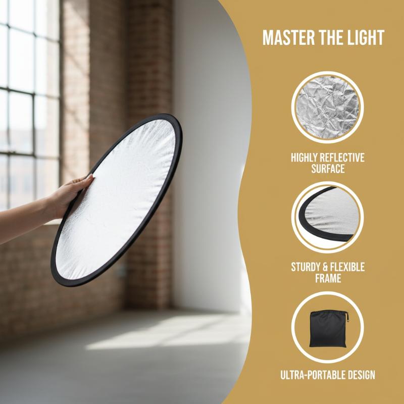 5 in 1 Round Photography Refle - Photography Lighting Reflector ulasan dan harga