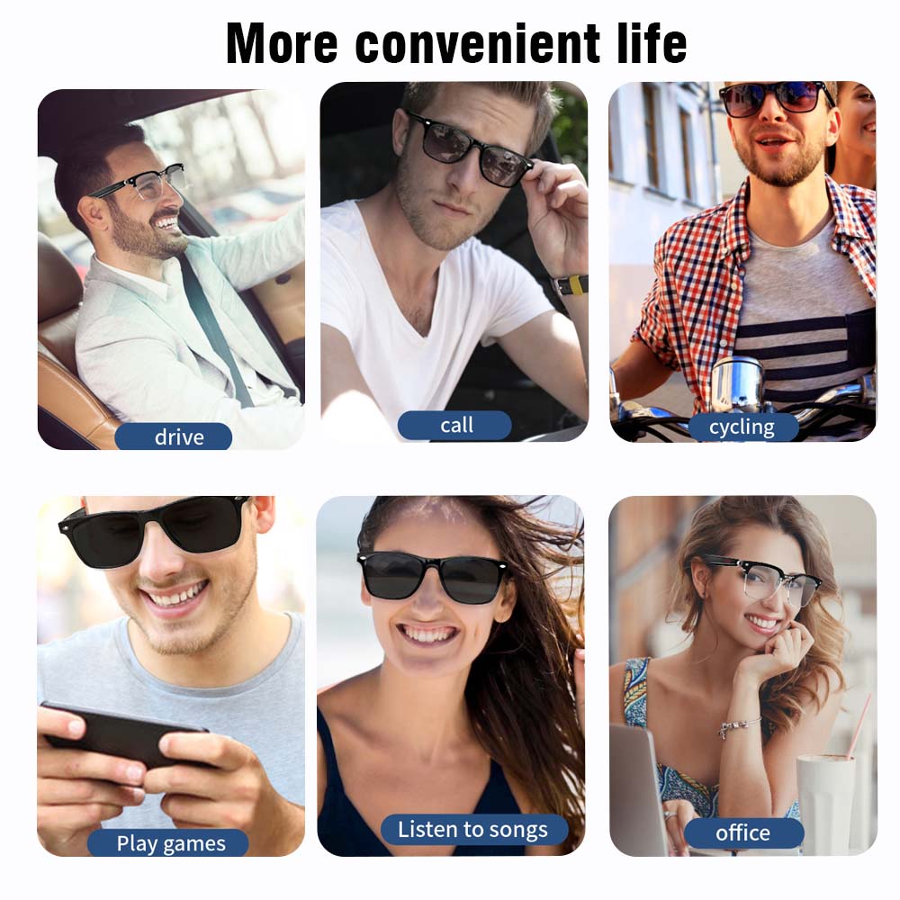 SENBONO E13 Smart Glasses:Blue - Photography Lighting Gear ulasan dan harga